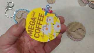 키링 만들기Making easy Keyring using wasted cupholderBest out of waste [upl. by Idnyl]