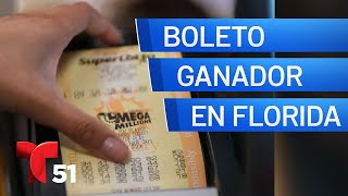 Boleto ganador del Mega Millions de 1580 millones se vendió a un jugador de Florida [upl. by Kedezihclem]