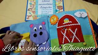 Libro sensorial de fieltro para Thiago  quiet book leoncito [upl. by Acinomad]