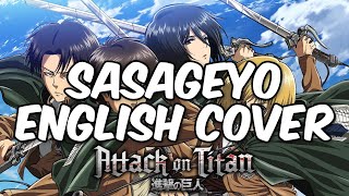 SHINZOU WO SASAGEYO  Attack on Titan Season 2 Opening English Cover [upl. by O'Toole]