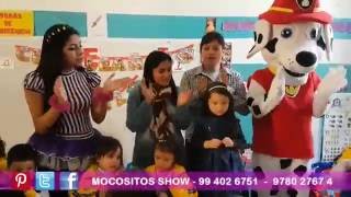 FIESTA SHOW INFANTIL PARA COLEGIO PAW PATROL  PATRULLA CANINA  NIDO [upl. by Nomsed]