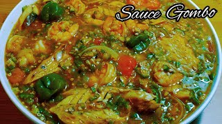 Sauce Gombo authentique du 228  Okra soup [upl. by Annahgiel]