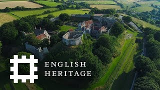 Postcard from Carisbrooke Castle Isle of Wight  England Drone Footage [upl. by Eesdnil]