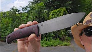 Architect Knives AK 55 knife review [upl. by Yelyab]