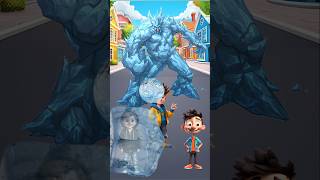 ice monster vs superman  impossible save  shorts viral trending [upl. by Oberon]