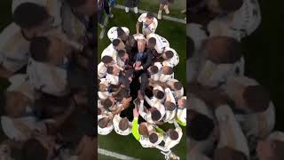 Real Madrid and Coach Angelotti football shorts celebration [upl. by Mulcahy]