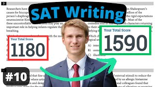 SAT Practice Test 10 Writing Walkthrough 2X Perfect Writing Scorer Improve on SAT Writing Quickly [upl. by Noved]