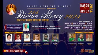 Divine Mercy Novena Day 3  31 March2024  Logos Retreat Centre [upl. by Lukash]