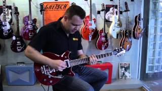 Gretsch G5655TCB Double Jet Guitar Review amp Demo [upl. by Ellenar]