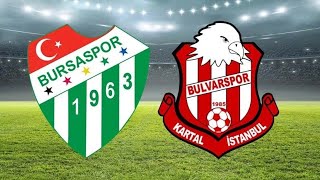 🔥 Bursaspor 30 Bulvarspor  Geniş Özet ⚽️ [upl. by Jonathon215]