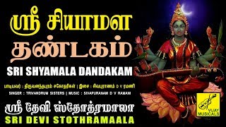 ஸ்ரீ சியாமள தண்டகம்  Sri Shyamala Dandakam  Sri Devi Stothramaala  Vijay Musicals [upl. by Laniger]