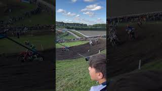 2024 MXON MXGP qualifying start Prado holeshot motocross mxon matterleybasin [upl. by Ydnik]