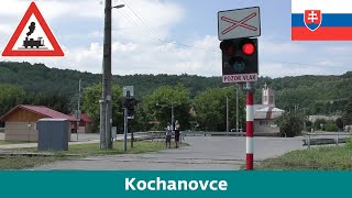 Železniční přejezdŽelezničné priecestie Kochanovce SK  3072019 [upl. by Kenwood]