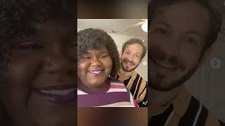 Gabourey Sidibe and Brandon Frankel Love Story Adorable Twin [upl. by Reeher]