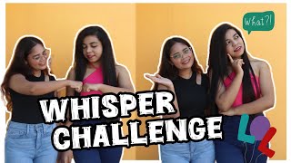 Whisper Challenge Part 1 😂 newchallengevideo L3 challengevideo comedyvideos [upl. by Gmur]