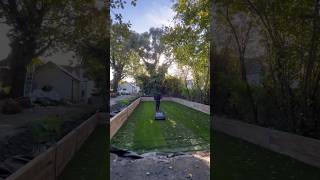 FOOTBALL PITCH BUILD  Part 22 diy landscaping football [upl. by Isaak]