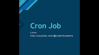 Crontab Or Cron Job [upl. by Sille]