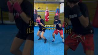 Estilo Peekaboo 🔝🔥 boxing style peekaboo tutorial boxeo parati miketyson fyp viral [upl. by Hcnarb356]