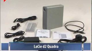 Festplatte LaCie d2 Quadra  Computerwoche TV CoWode [upl. by Ilarin]