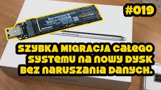 JAK PRZENIEŚĆ SYSTEM na nowy dysk BEZ ŚWIEŻEJ INSTALACJI  MacOS migration from disc to disc [upl. by Sabina835]