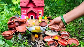 Masala Aalo Dhuska Miniature Cooking • Jharkhand Special Food • MiniFoodJuntion • Miniature Cooking [upl. by Sarnoff]