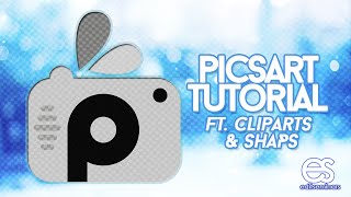 PICSART TUTORIAL CIRCLE CLIPARTS amp DRAW SHAPES [upl. by Douglas]