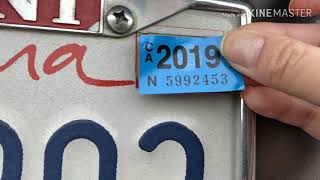 How to put new tags on license plate [upl. by Deacon]