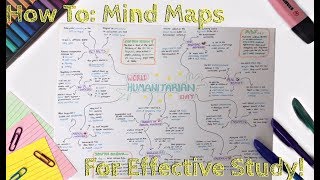 How to Make The PERFECT Mind Map and STUDY EFFECTIVELY  Eve [upl. by Cud7]