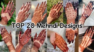 TOP 20 Mehndi Design PhotosRaksha Bandhan Mehndi Design CollectionBeautiful Mehndi Designs 2024 [upl. by Nytsud683]