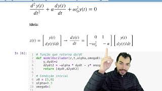 Resolvendo equações diferenciais com o Python Scipy Odeint [upl. by Nylacaj]