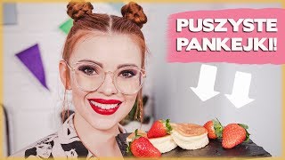 Puszyste JAPOŃSKIE NALEŚNIKI czyli Fluffy Pancakes Jak zrobić  Sugarlady [upl. by Ellennej]