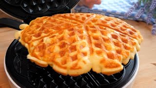 Saftige Apfel🍎 Waffeln in 5 Minuten Das BESTE Rezept für DICKE Waffeln [upl. by Aric]