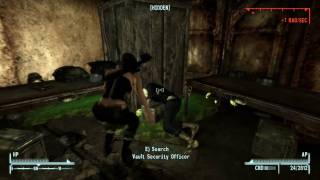 Fallout New Vegas AllAmerican amp Pulse Gun Location  Vault 34 [upl. by Melvin]