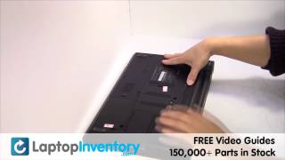 Lenovo ThinkPad W510 T410 Battery Replacement Installation Replace Fix Install Laptop [upl. by Cassi]