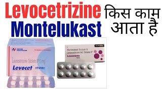 Levocetrizine hydrochloride and Montelukast tablet uses in Hindi [upl. by Eerak189]