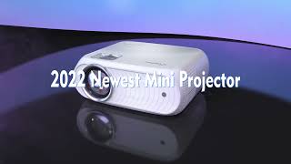 Mini Projector  ELEPHAS Phone Projector  Multimedia Home Theater Movie Projector [upl. by Center375]