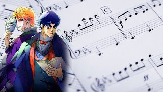 JoJos Bizarre Adventure Phantom Blood OST  Hyouteki wo toraero midi transcription and MUSIC SCORE [upl. by Terpstra]