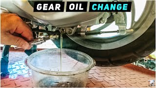 2013  Piaggio Fly 150  Final Drive  Transmission  Gear Box  Hub Oil Change [upl. by Kauffmann]