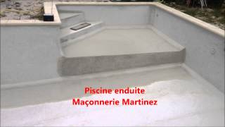 Piscine avec petit bassin wwwmaconneriemartinezfr [upl. by Essenaj215]