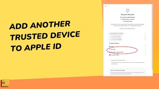 How to add another trusted device to your Apple ID [upl. by Luca869]