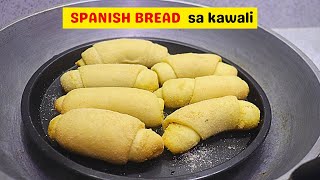 Homemade Spanish bread sa kawali  no oven recipe  malambot at moist spanish bread [upl. by Bopp]