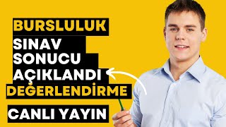 BURSLULUK SINAVI SONUÃ‡LARINI DEÄERLENDÄ°RÄ°YORUZ  CANLI YAYIN  FLAÅ TABAN PUANLARI [upl. by Aliled818]