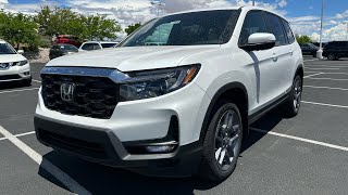 2023 Honda Passport Exl  Platinum White Pearl  Walkaround [upl. by Haissi776]