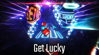 Beat Saber DAFT PUNK MUSIC PACK  Get Lucky ft Pharrell Williams Nile Rodgers Expert [upl. by Dosi]