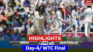 WTC Final Full Match Day 4 Highlights  India vs Australia Highlights  IND vs AUS Highlights [upl. by Sterrett]