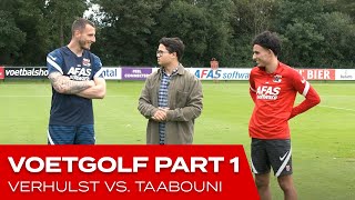 Hobie Verhulst vs Mo Taabouni  Footgolf Battle [upl. by Derf574]