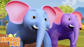 Ek Mota Hathi Khelne Gaya एक मोटा हाथी Hindi Cartoon Song and Baby Videos [upl. by Otrebogad]