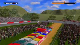 Evel Knievel 19 car jump Recreation with a parachute after he lands it evelknievel robbieknievel [upl. by Eimaj]