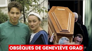 Obsèques de Geneviève Grad  son fils Dimitri Bogdanoff digne malgré la douleur [upl. by Reddy710]