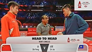 Lee Zi Jia mas vs Li Shi Feng chn  Bwf World Tour 2024 [upl. by Kramer]